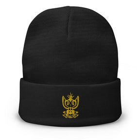 33rd Degree Scottish Rite Beanie - Wings Up Golden Embroidery