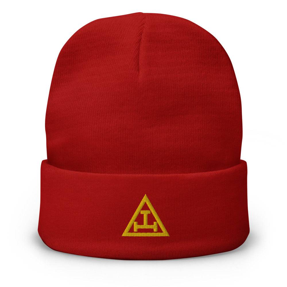 Royal Arch Chapter Beanie - Golden Embroidery