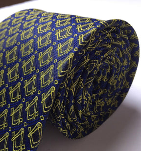 Masonic Clothing Accessories Set - Tie, Bow Tie and Handkerchief Set - Bricks Masons