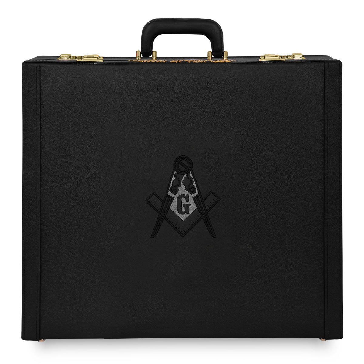Master Mason Blue Lodge Apron Case -  Hand Embroidery Personalization Various Sizes & Materials - Bricks Masons