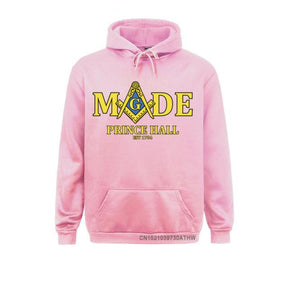 Master Mason Blue Lodge Hoodie - Made Mason Prince Hall Square and Compass G [Multiple Colors] - Bricks Masons