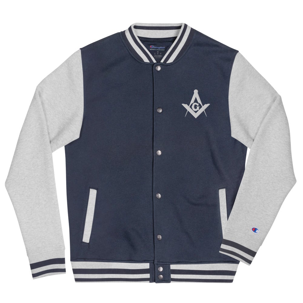 Master Mason Blue Lodge Jacket - Square and Compass G Various Colors - Bricks Masons