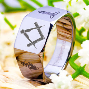 Master Mason Blue Lodge Ring - Various Sizes - Bricks Masons