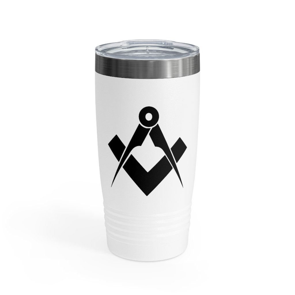 Master Mason Blue Lodge Ringneck Tumbler - Square & Compass - Bricks Masons