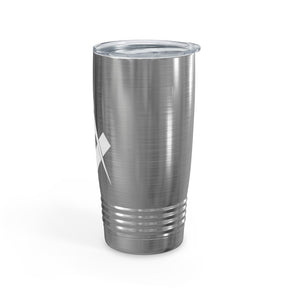 Master Mason Blue Lodge Ringneck Tumbler - Square & Compass - Bricks Masons