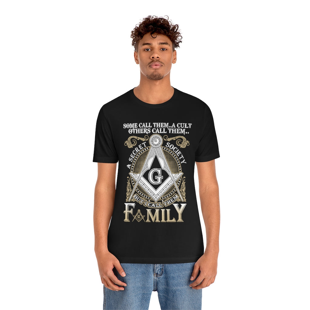 Masonic T-Shirt - I Call Them Family - Bricks Masons
