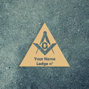 Master Mason Blue Lodge Wall Monograms - Various Sizes - Bricks Masons