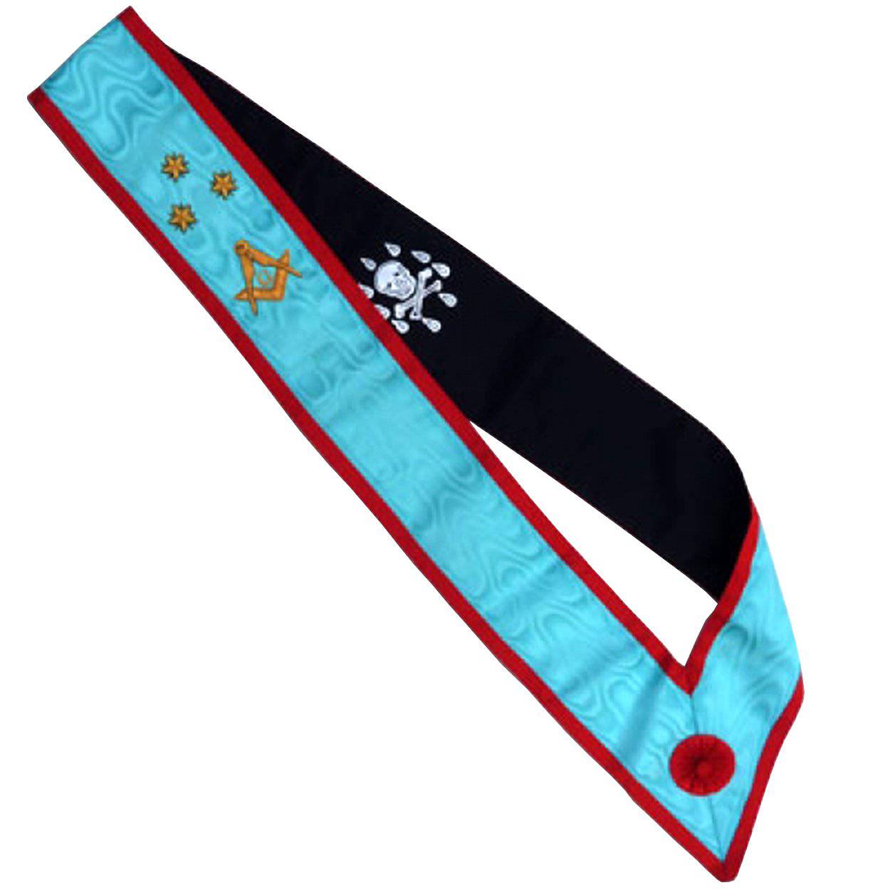 Master Mason Scottish Rite Sash - 3 Stars - Bricks Masons