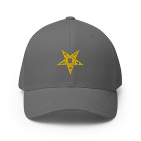 OES Baseball Cap - Golden Embroidery - Bricks Masons
