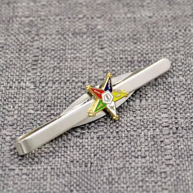 OES Tie Bar - Golden - Bricks Masons