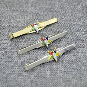 OES Tie Bar - Golden - Bricks Masons