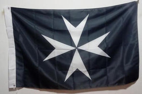 Order Of Malta Flag - Black - Bricks Masons