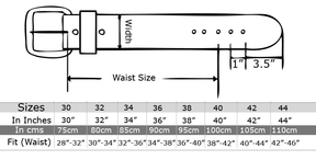 Past Commander Knights Templar Regalia Belt - Leather - Bricks Masons