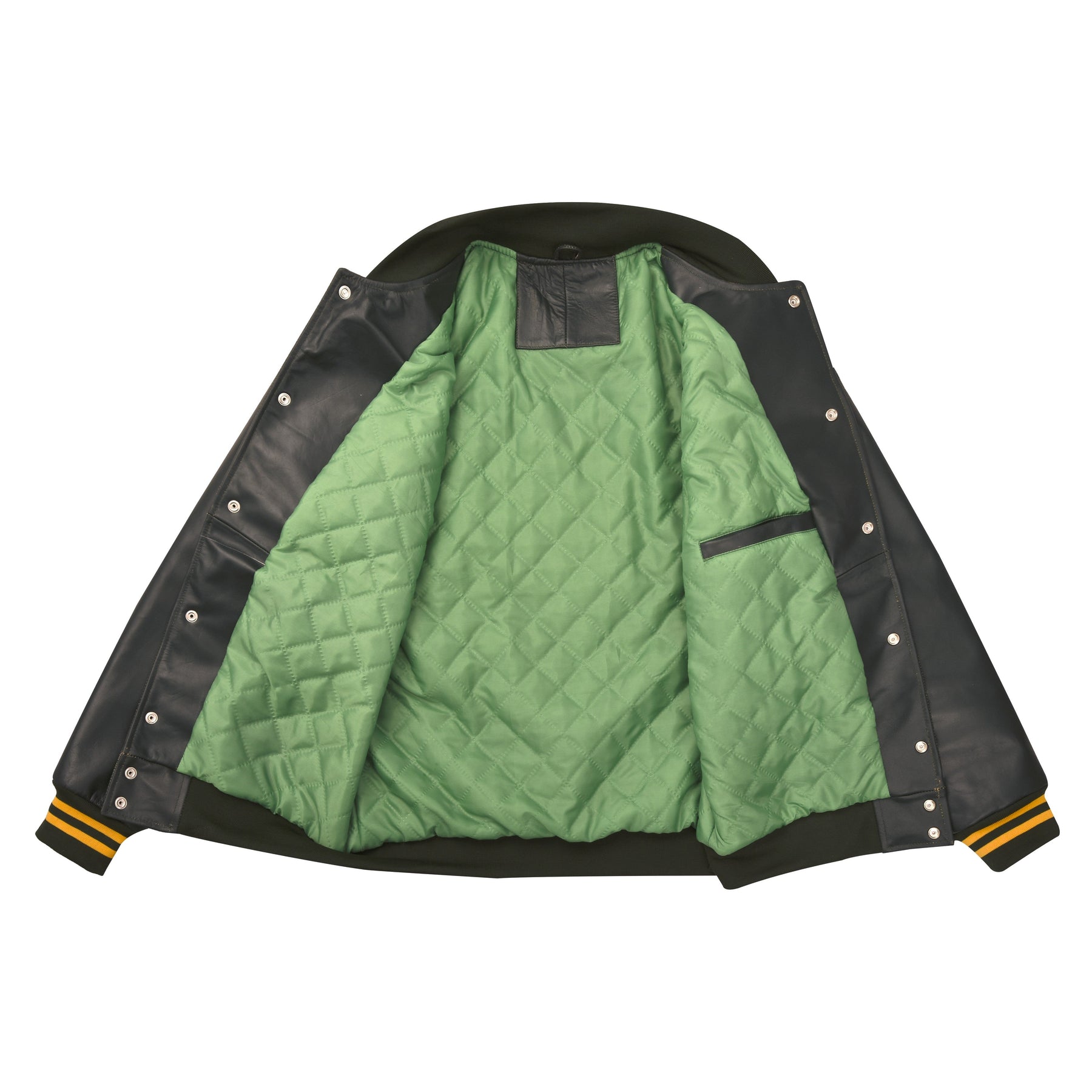 Past Master Blue Lodge Jacket - Leather With Customizable Gold Embroidery - Bricks Masons