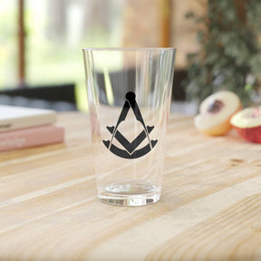Past Master Blue Lodge Pint Glass - 16oz - Bricks Masons