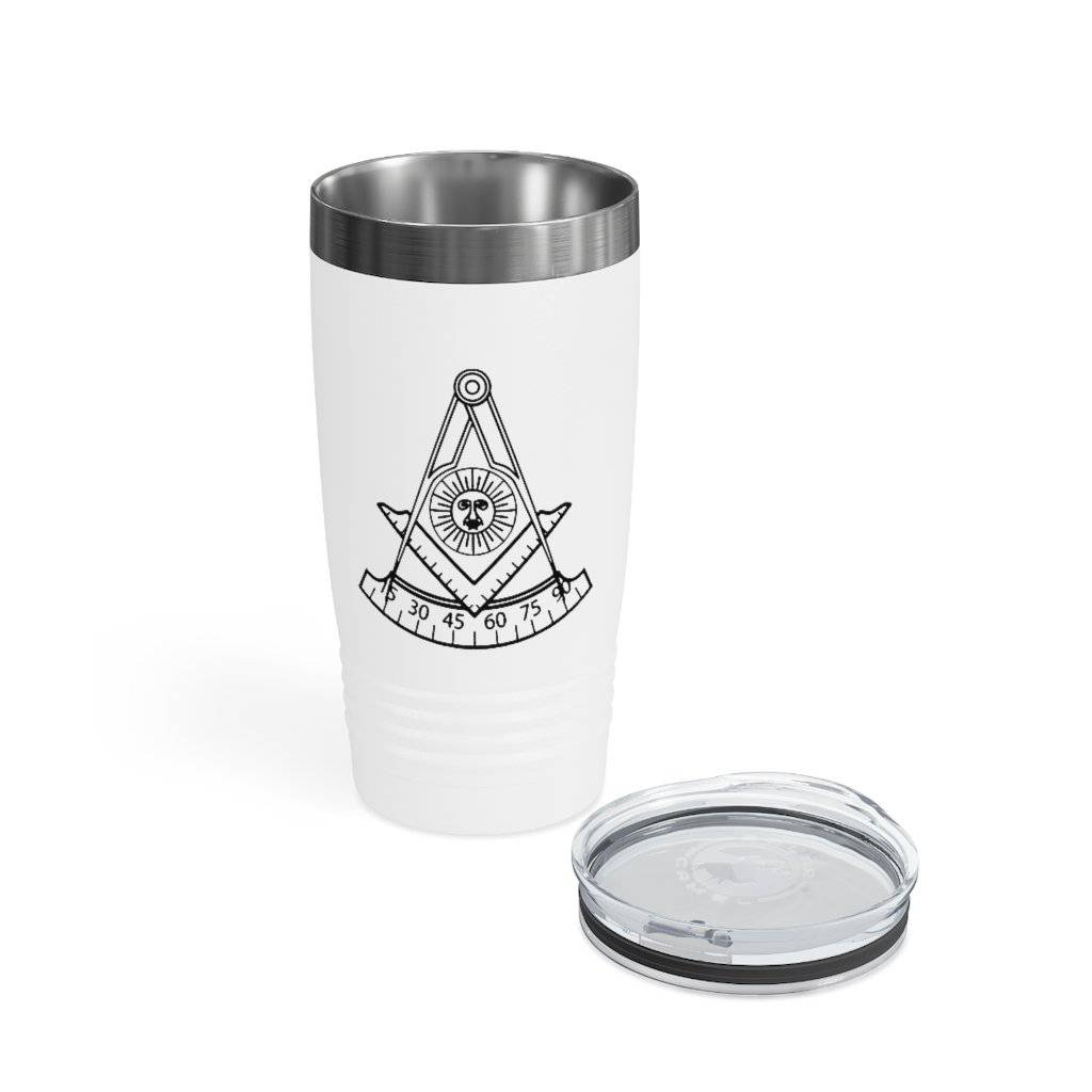 Past Master Blue Lodge Ringneck Tumbler - Various Colors 20oz - Bricks Masons