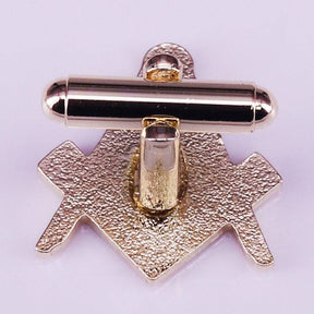 Master Mason Blue Lodge Cufflink - Compass and Square G