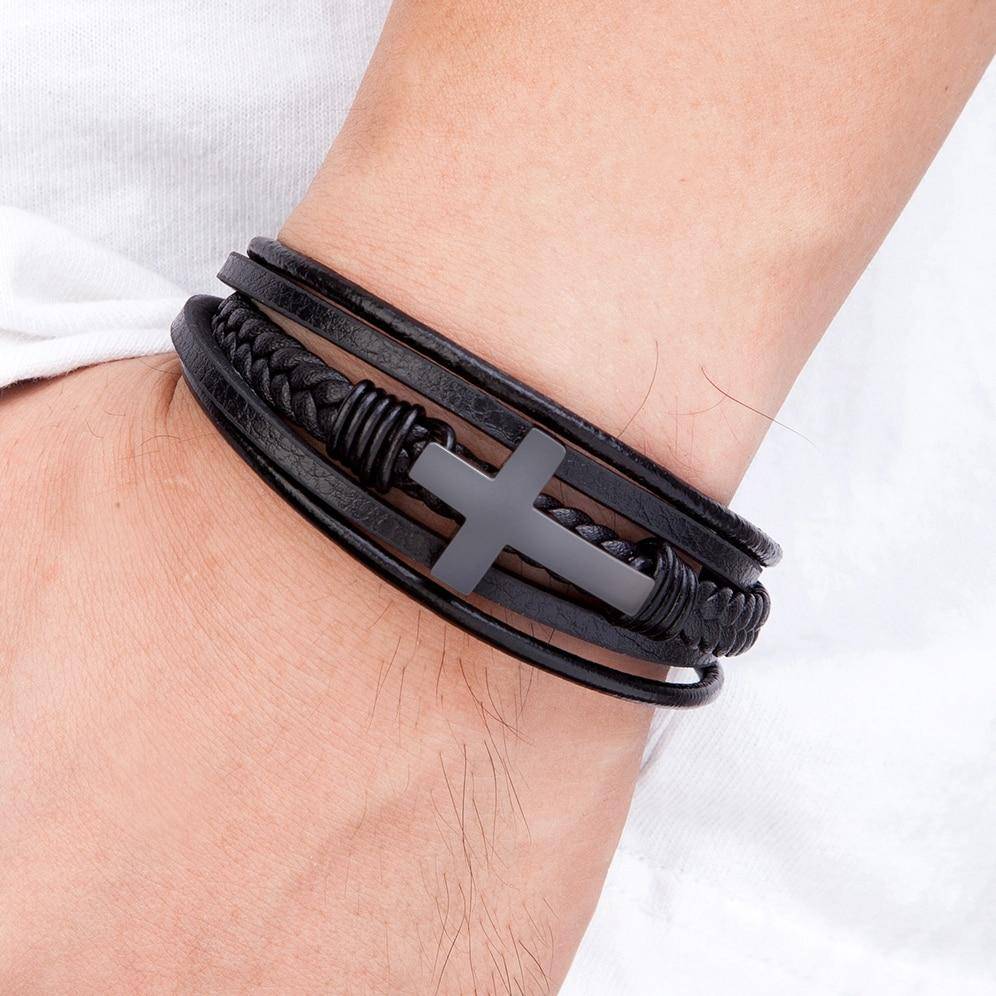 Knights Templar Commandery Bracelet - Cross (4 Colors)