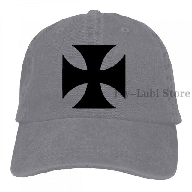 Knights Templar Commandery Baseball Cap - Cross adjustable Baseball Adjustable Cap