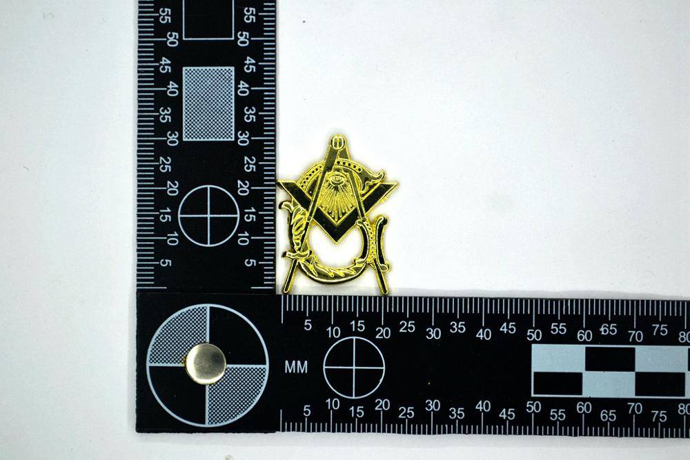 Master Mason Blue Lodge Lapel Pin - Gold