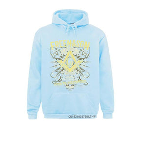 Master Mason Blue Lodge Hoodie - "So Mote It Be" SMIB Square & Compass G