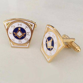 Royal Arch Chapter Cufflink - KSHTWSST White Gold