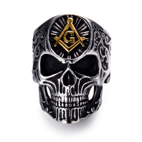 Widows Sons Ring - Gothic Skull