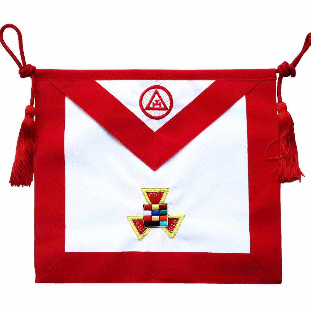 Past High Priest Royal Arch Chapter Apron - Red Velvet