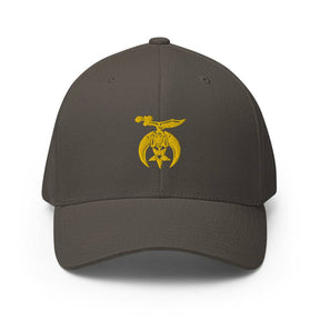 Shriners Baseball Cap - Golden Embroidery - Bricks Masons