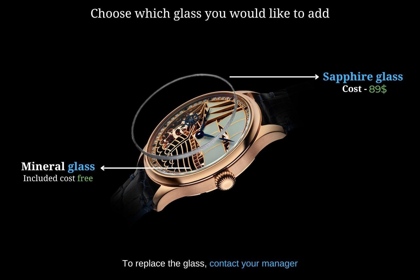 Master Mason Blue Lodge Wristwatch - Gold & Silver Masonic Symbols Skeleton - Bricks Masons