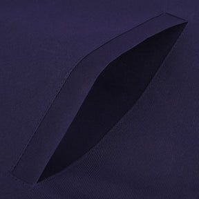 Treasurer Blue Lodge Officer Apron -  Navy Velvet With Silver Embroidery Thread - Bricks Masons