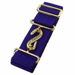 Universal Apron Belt Extender - Purple Belt with Silver/Gold Clasp - Bricks Masons
