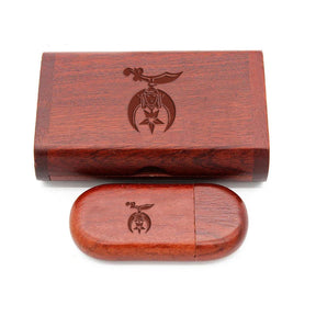 Shriners USB Flash Drives - Various Wood Colors - Bricks Masons