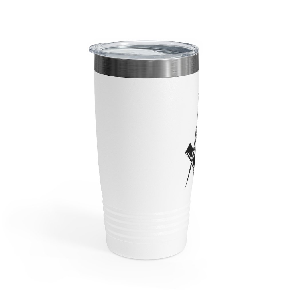 Master Mason Blue Lodge Ringneck Tumbler - Square & Compass G - Bricks Masons