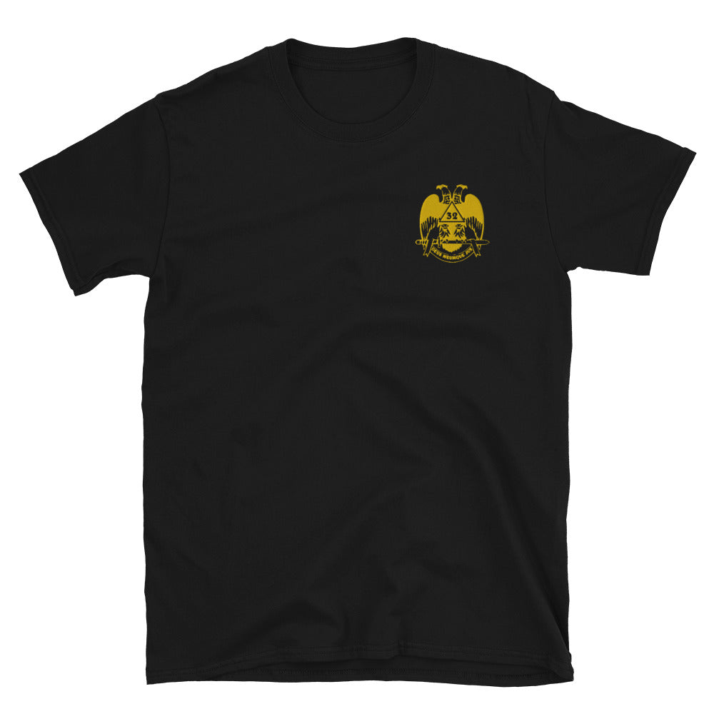 32nd Degree Scottish Rite T-Shirt - Wings Down Various Colors - Bricks Masons