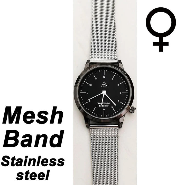 32nd Degree Scottish Rite Wristwatch - Various Colors - Bricks Masons