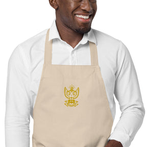 33rd Degree Scottish Rite Kitchen Apron - Wings Up Various Organic Cotton Colors - Bricks Masons