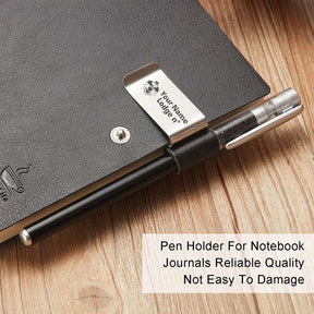 33rd Degree Scottish Rite Pen Holder - Wings Down Black & Brown Leather - Bricks Masons