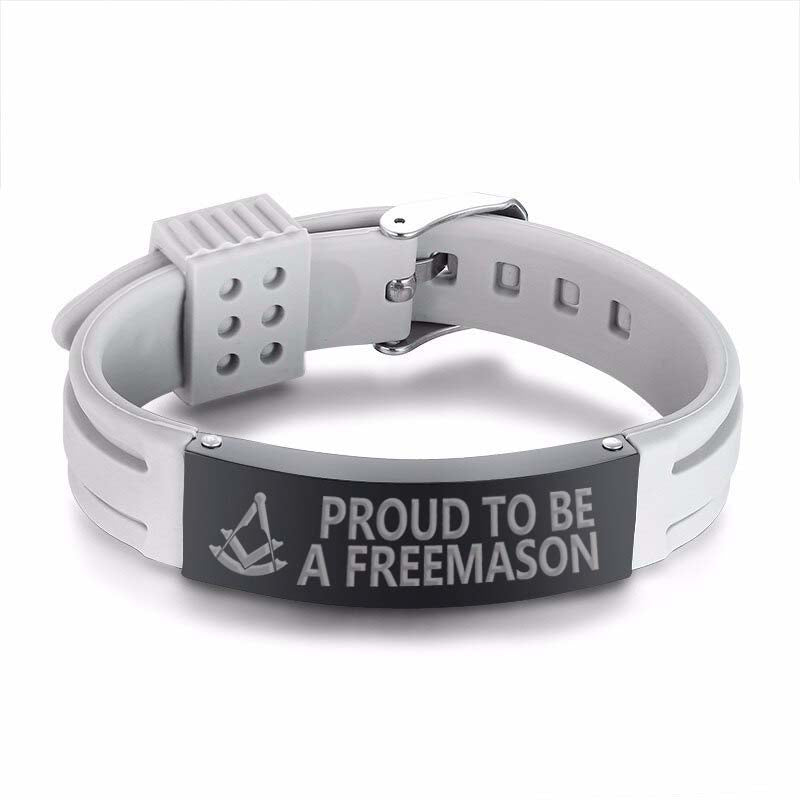 Past Master Blue Lodge Bracelet - Silicone - Bricks Masons