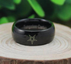 OES Ring - Black - Bricks Masons