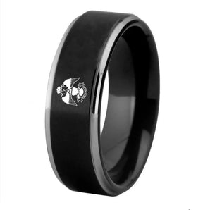 33rd Degree Scottish Rite Ring - Wings Down High Quality Tungsten - Bricks Masons