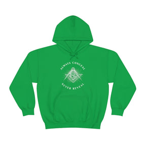 Master Mason Blue Lodge Hoodie - Always Conceal Never Reveal - Bricks Masons