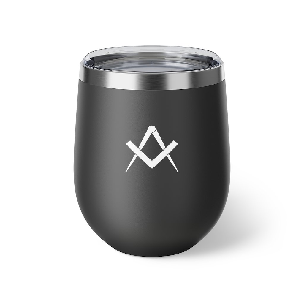 Master Mason Blue Lodge Vacuum Cup - Square & Compass Various Colors - Bricks Masons