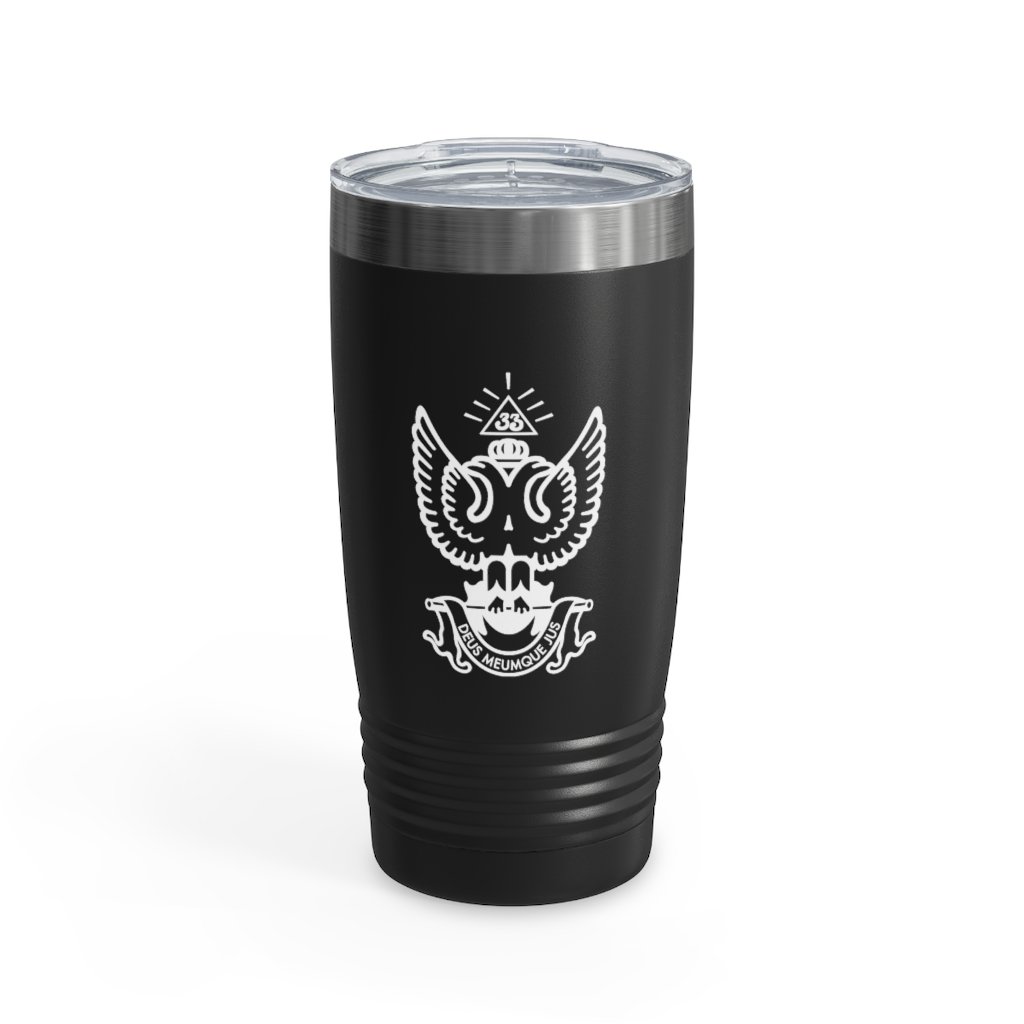 33rd Degree Scottish Rite Ringneck Tumbler - Wings Up Various Colors - Bricks Masons