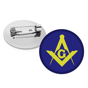 Master Mason Blue Lodge Brooch - Mason's Lady - Bricks Masons