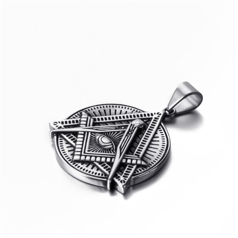 Master Mason Blue Lodge Pendant - Eye of Providence - Bricks Masons