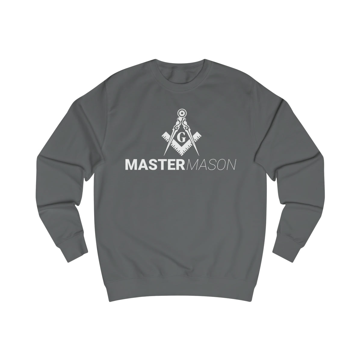 Master Mason Blue Lodge Sweatshirt - Black Square and Compass G Ugly - Bricks Masons