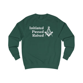 Master Mason Blue Lodge Sweatshirt - Initiated Passed Raised - Bricks Masons