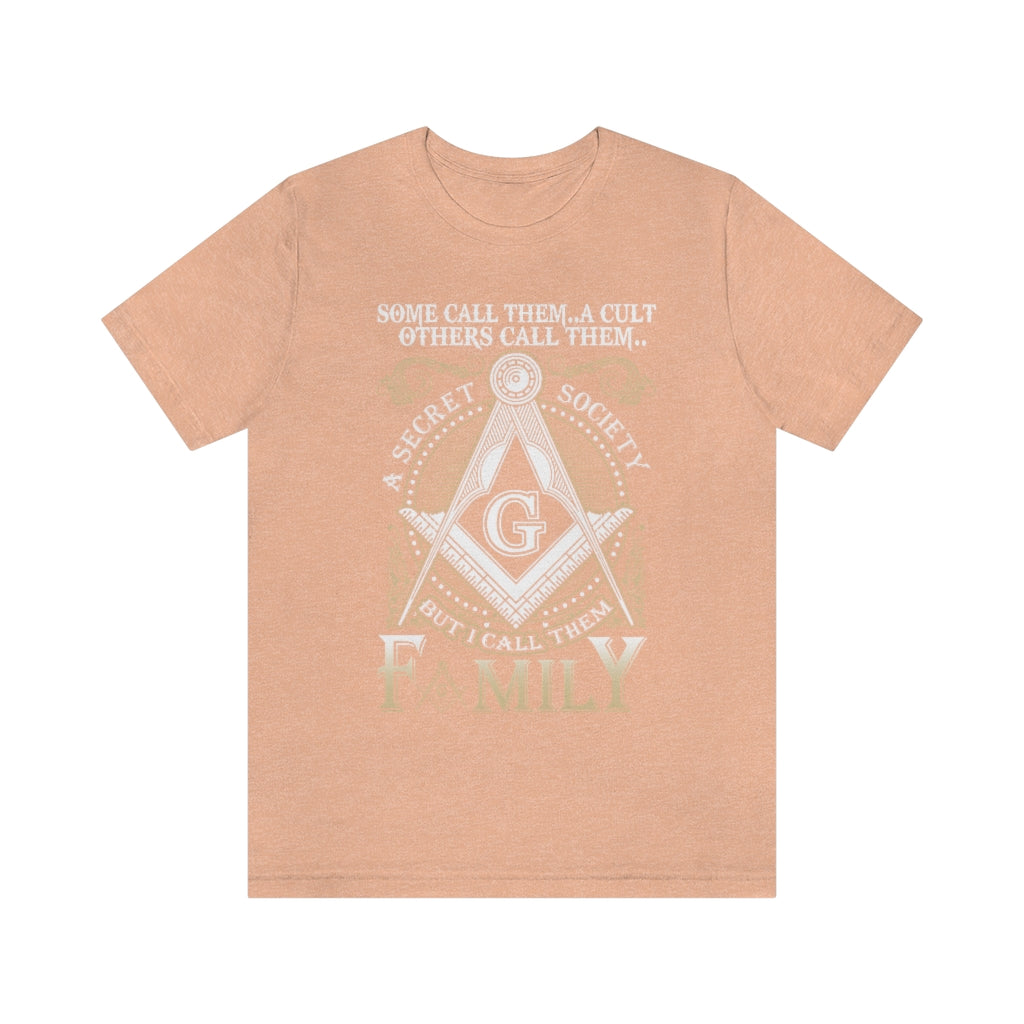 Masonic T-Shirt - I Call Them Family - Bricks Masons