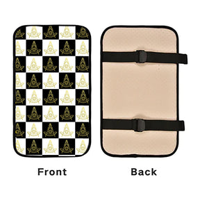 Past Master Blue Lodge California Regulation Car Armrest - Various Sizes - Bricks Masons